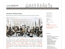 Tablet Screenshot of liebig-museum.de